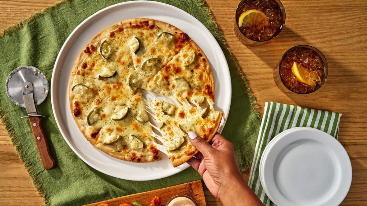 Pizza with dill pickles 'underwhelms' critics as it lands in grocery store freezers