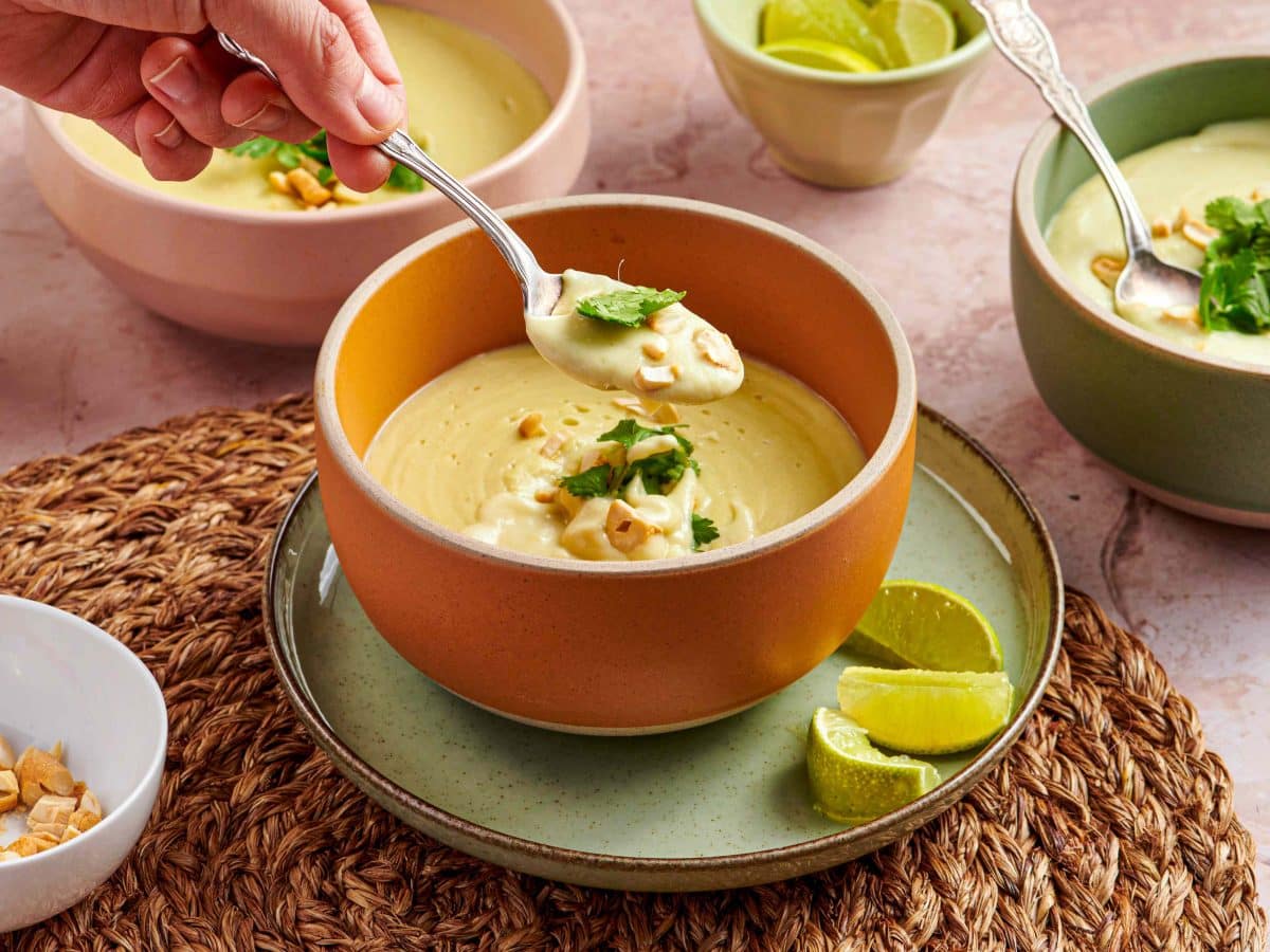 Coconut-Parsnip Soup with Lemongrass and Ginger