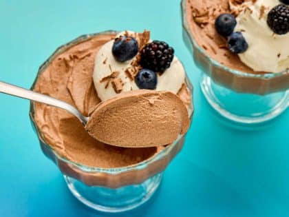 3-Ingredient Cottage Cheese Chocolate Mousse