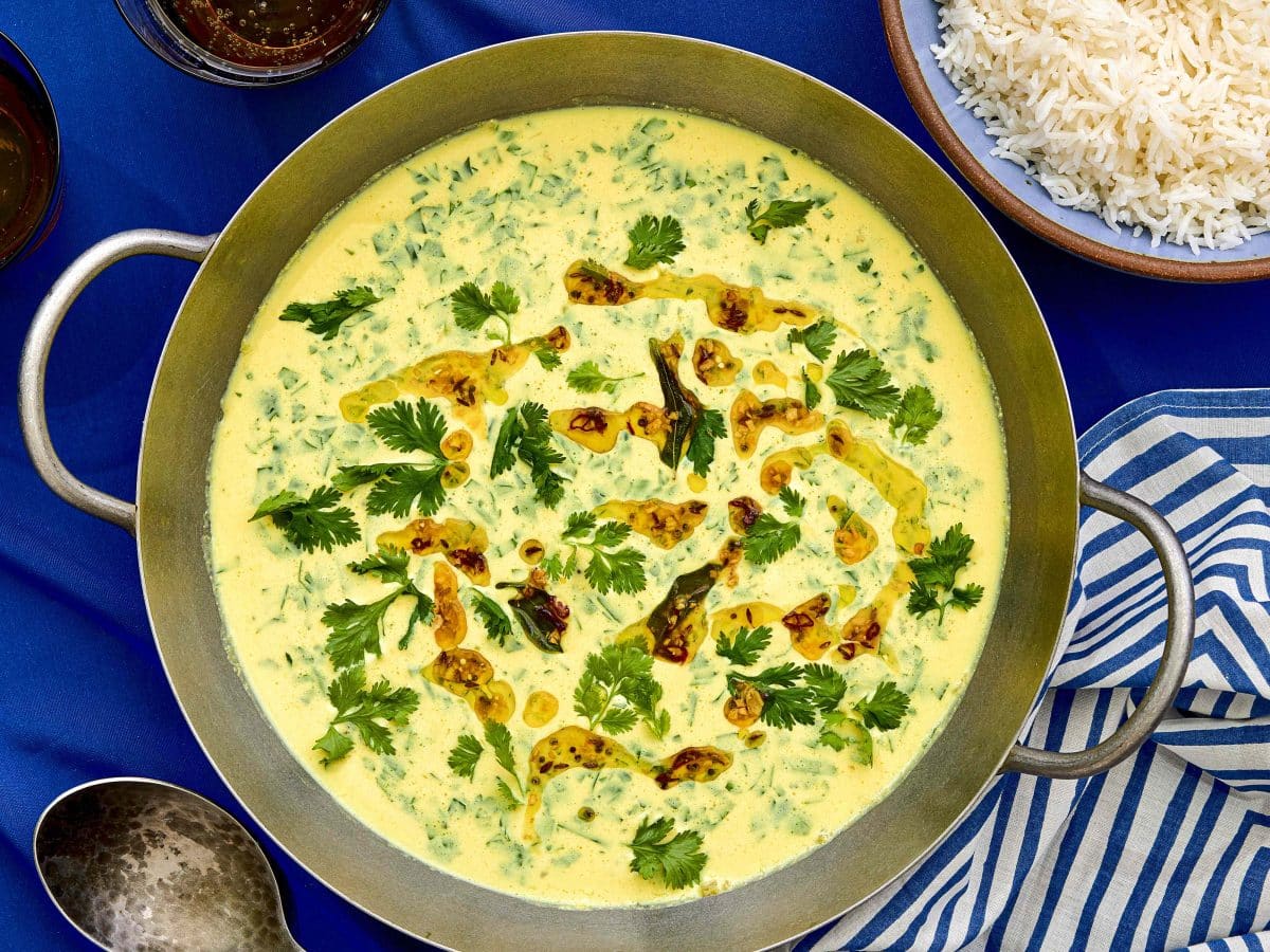 Kadhi (Yogurt and Chickpea Flour Stew)