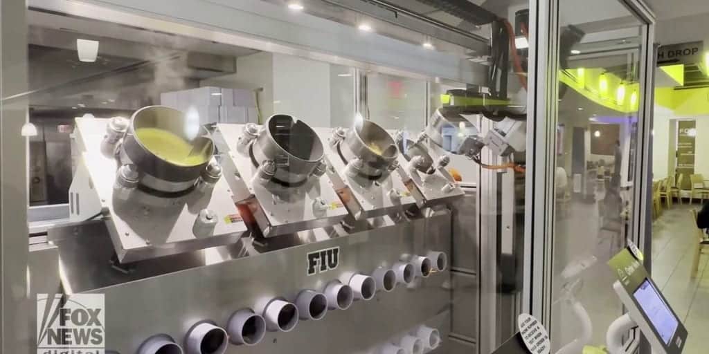 Florida International University near Miami uses 'robot kitchen' for students
