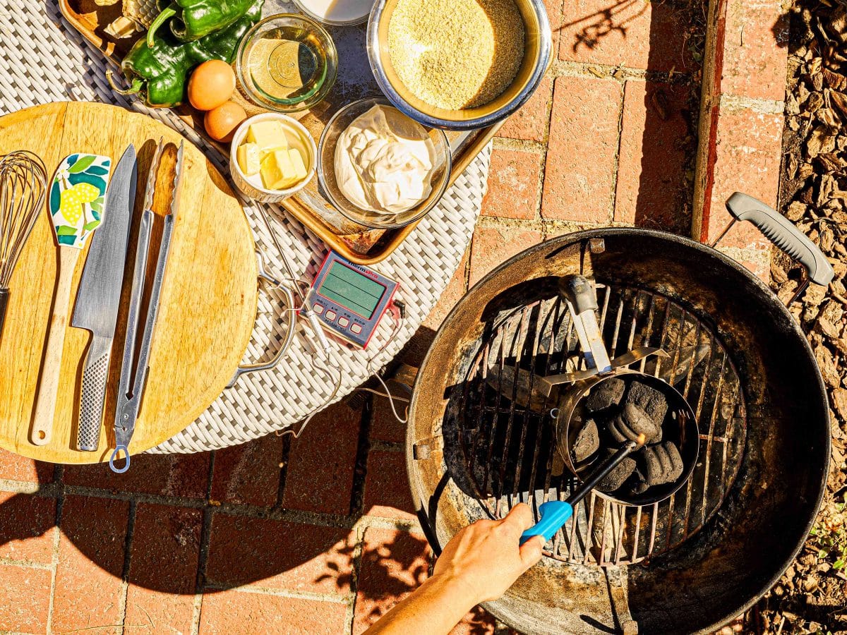 Stop Underusing Your Grill—Turn It Into an Outdoor Oven for Cornbread, Crisps, Brownies, and More