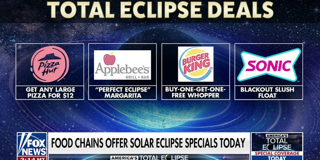 Sonic offering special slushie for solar eclipse
