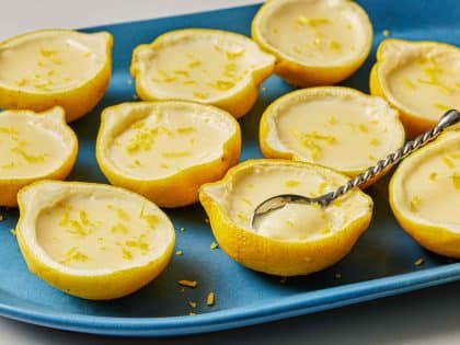 3-Ingredient Lemon Possets