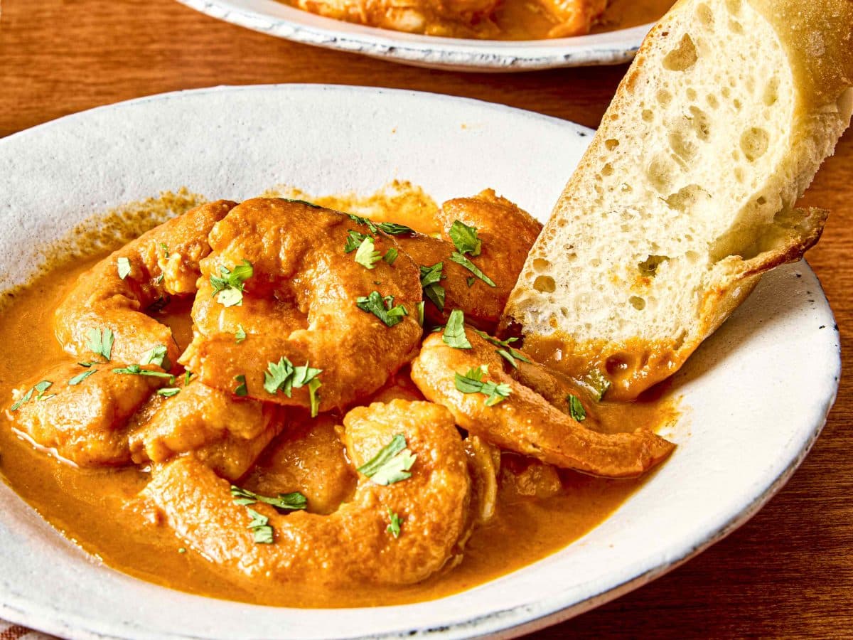 Shrimp With Chorizo-Tomato Sauce