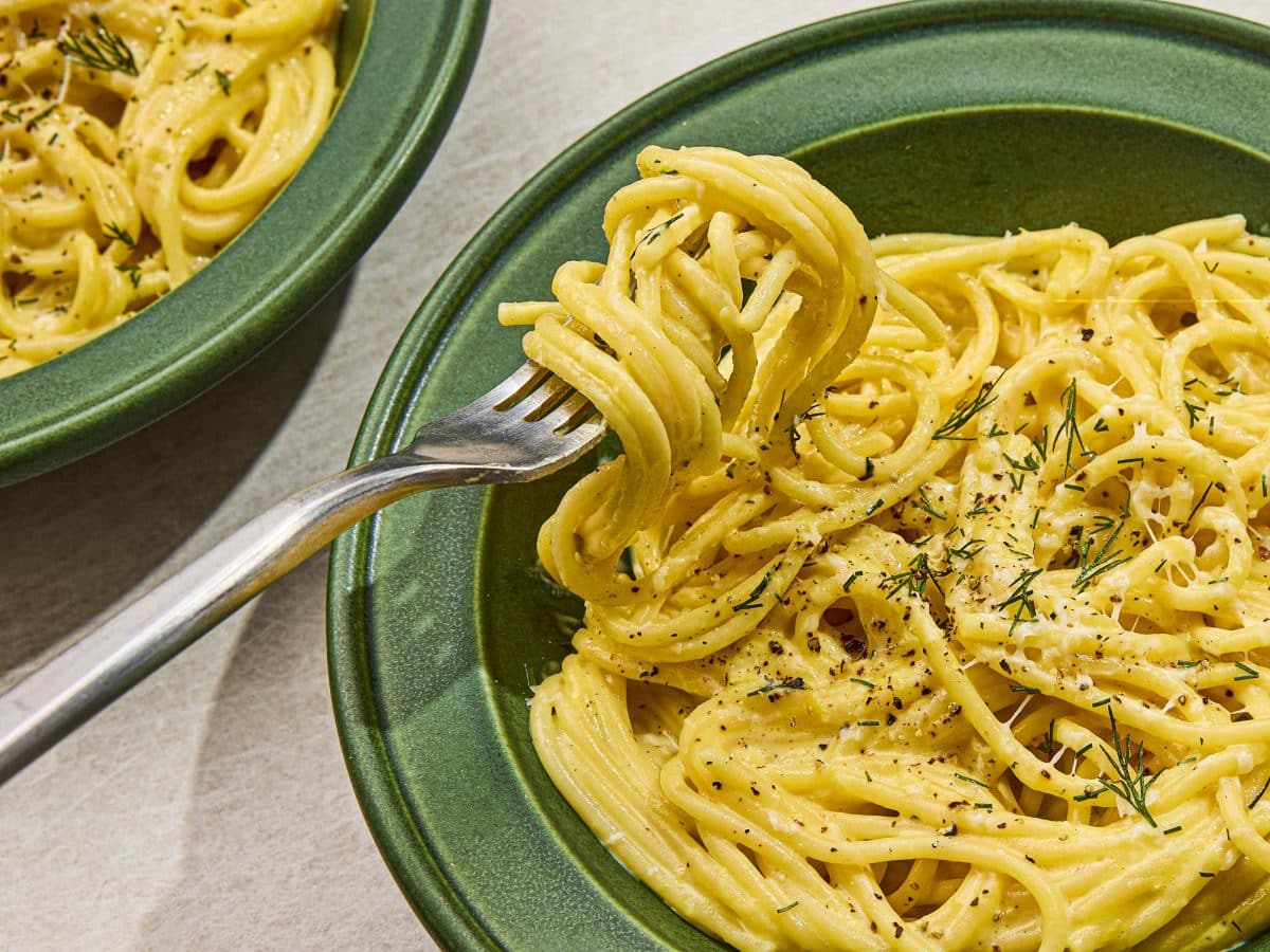 Lemony Avgolemono-Inspired Spaghetti Carbonara