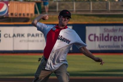 Florida Chick-fil-A employee who stopped carjacking throws out first pitch at Minor League Baseball game