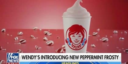 Wendy's launches new limited-time Peppermint Frosty