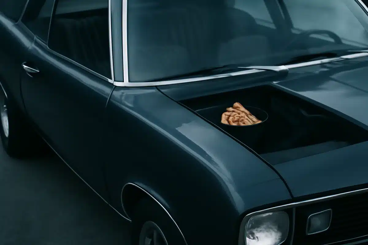7-Eleven's Ford Mustang packs pizza cradle and coffee-scented cabin