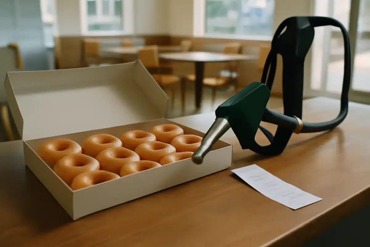 Krispy Kreme discount: get 12 doughnuts for roughly the cost of one gallon of gas