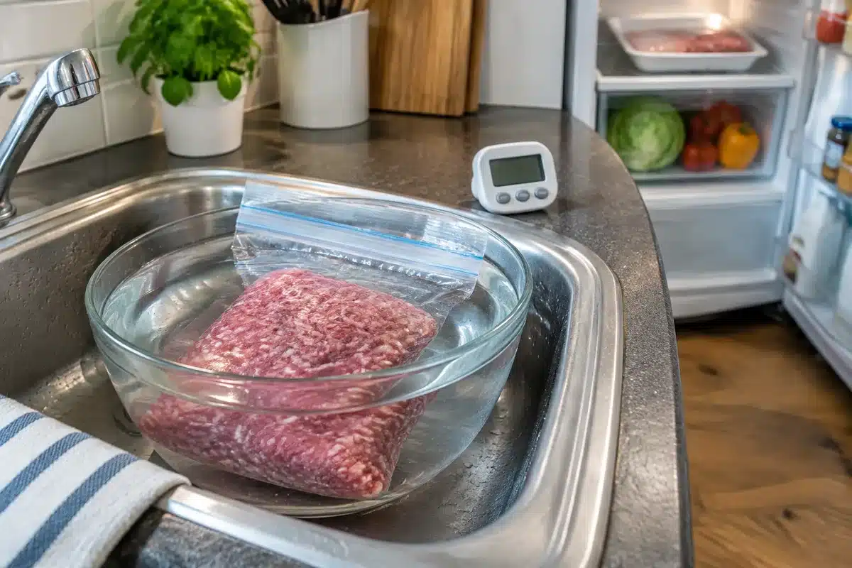 Thaw ground beef fast: 30-minute trick saves weeknight meals
